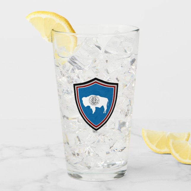 Wyoming flag glass (Front Ice)