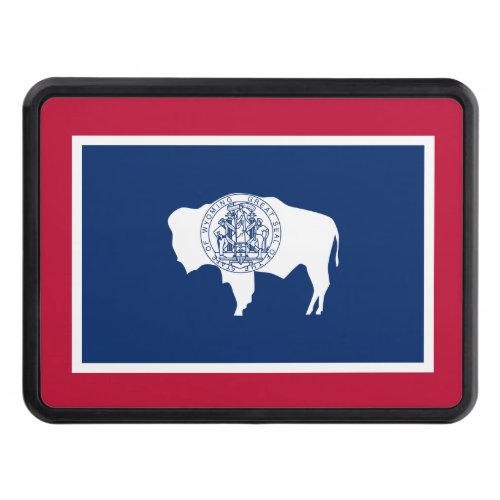 Wyoming Flag Hitch Cover