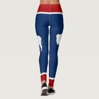 Wyoming Flag Long Leggings