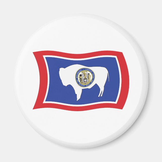 Wyoming Flag Magnet (Front)