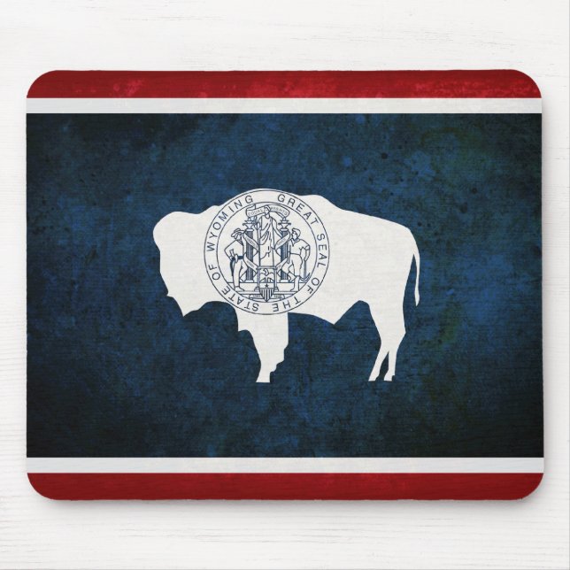 Wyoming Flag Mouse Pad (Front)