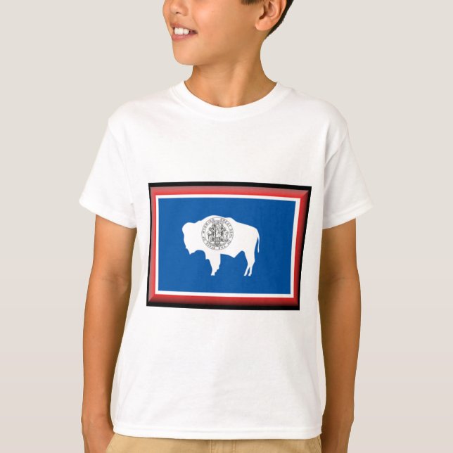 Wyoming Flag T-Shirt (Front)