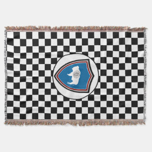 Wyoming flag throw blanket