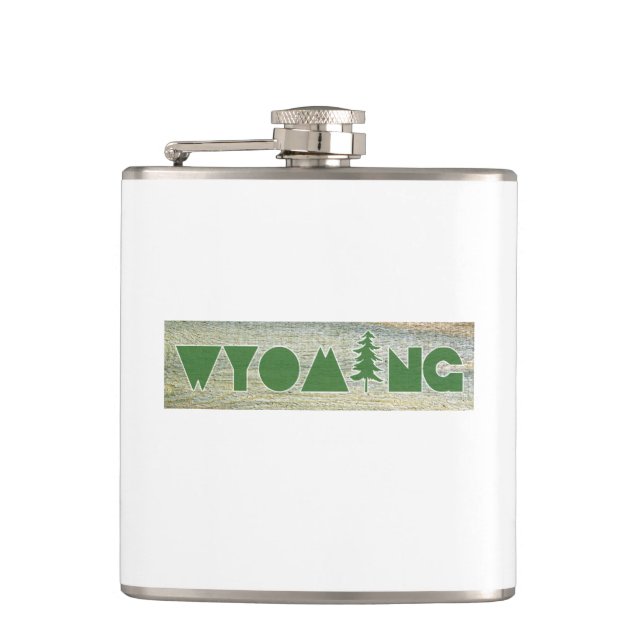 Wyoming Flask (Front)