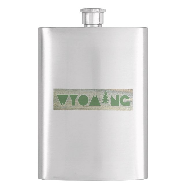 Wyoming Flask (Front)