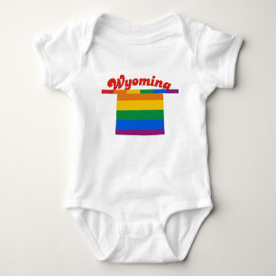 WYOMING GAY PRIDE BABY BODYSUIT