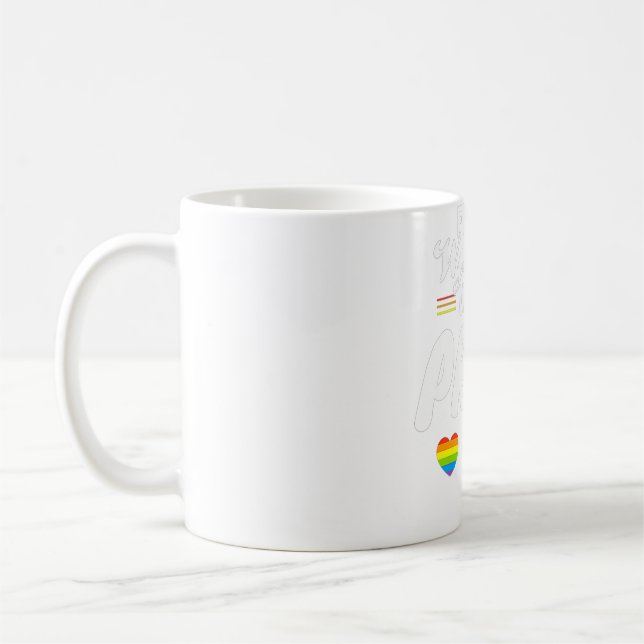 Wyoming Gay Pride   Coffee Mug (Left)
