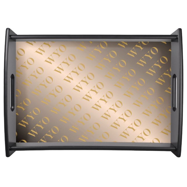 Wyoming Glow Serving Tray (Front)