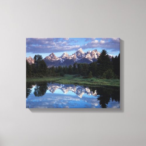 Wyoming Grand Teton National Park 4 Canvas Print