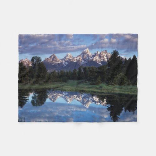 Wyoming Grand Teton National Park 4 Fleece Blanket