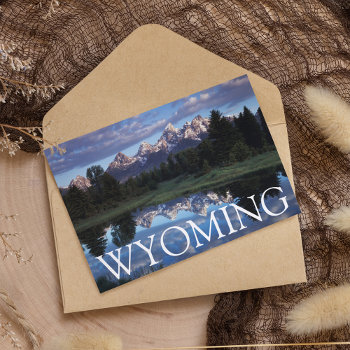 Wyoming  Grand Teton National Park 4 Postcard by OneWithNature at Zazzle