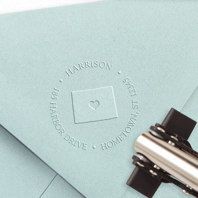 Wyoming Home State Return Address Embosser (Creator Uploaded)