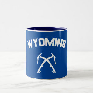 Wyoming Ice Climbing Two-Tone Coffee Mug