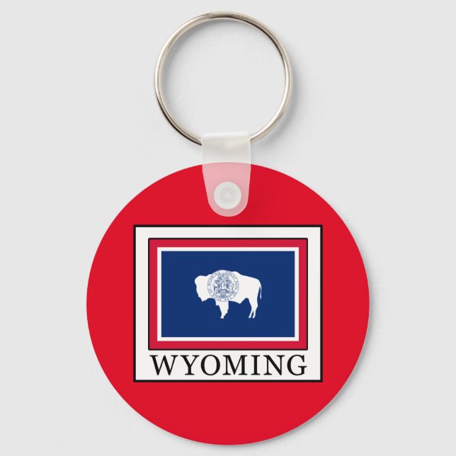 Wyoming Keychain (Front)