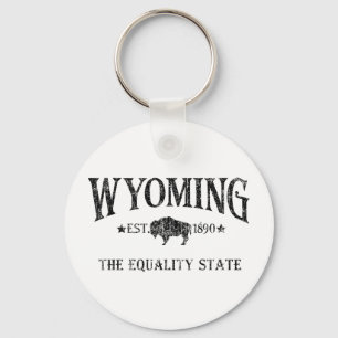 Wyoming Keychain