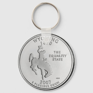 Wyoming Keychain