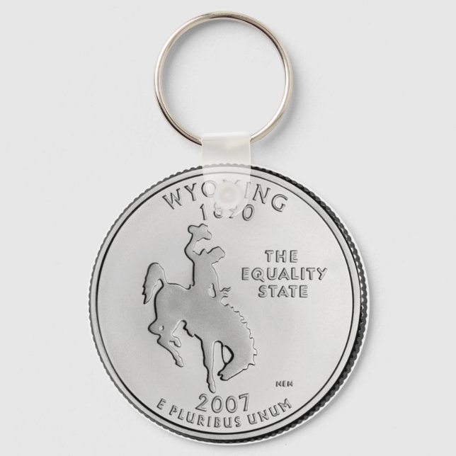 Wyoming Keychain (Front)