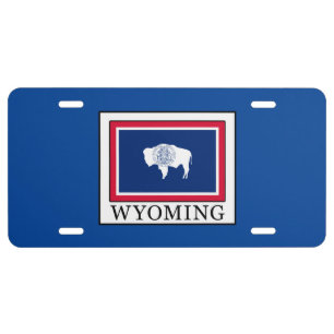 Wyoming License Plate