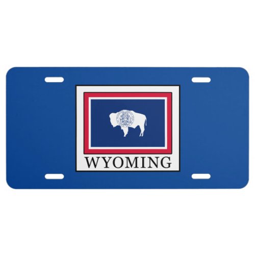 Wyoming License Plate