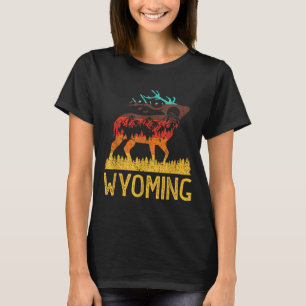 Wyoming - love nature vintage hiking 70s 80s T-Shirt