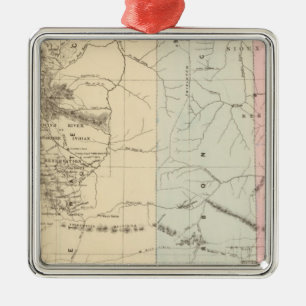 Wyoming Metal Ornament