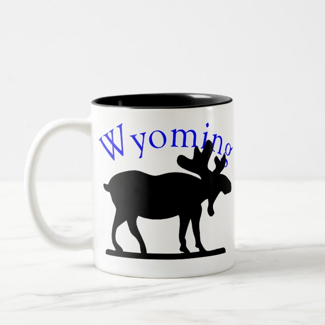 Wyoming Moose Mug (Left)