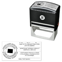 Wyoming Notary Public Acknowledgement Stamp