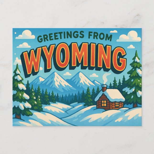 WYOMING Postcard (Front)