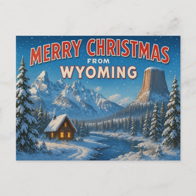 WYOMING Postcard (Front)