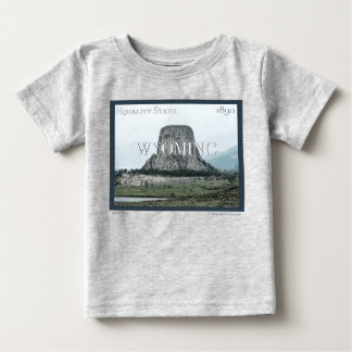 Wyoming Poster Baby T-Shirt