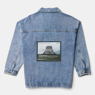 Wyoming Poster Denim Jacket