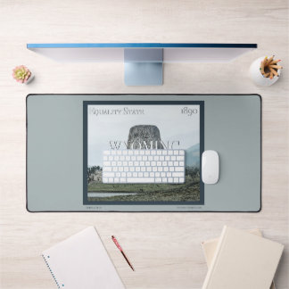 Wyoming Poster Desk Mat