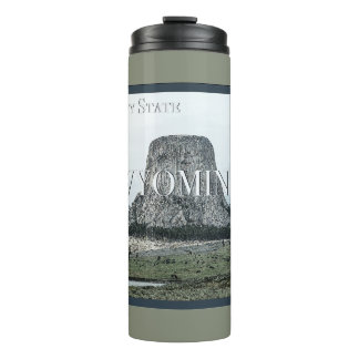 Wyoming Poster Thermal Tumbler