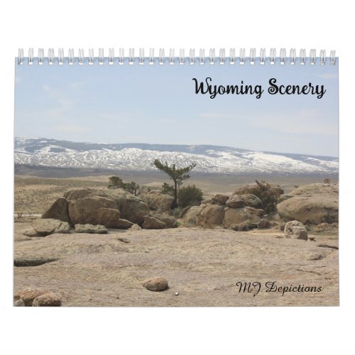 Wyoming Scenery Calendar