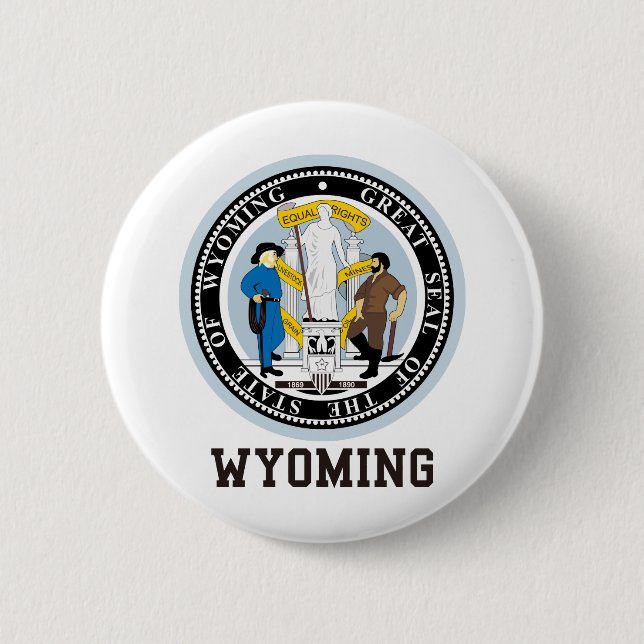 Wyoming Seal Button (Front)