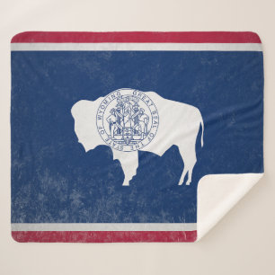Wyoming Sherpa Blanket