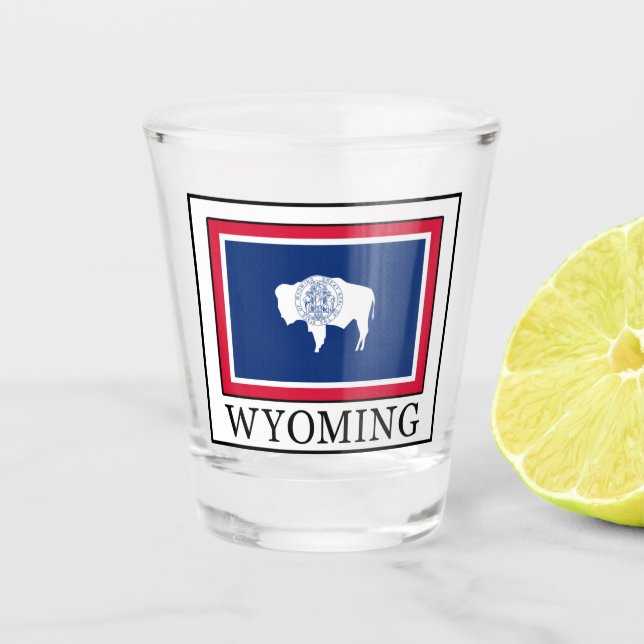 Wyoming Shot Glass (Front)
