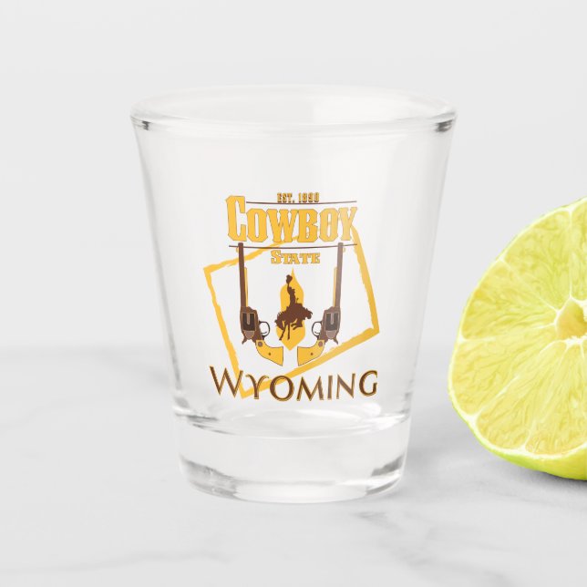 Wyoming Shot Glass (Front)