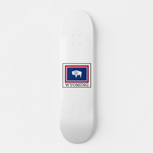 Wyoming Skateboard Deck (Front)