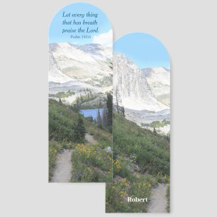 Wyoming Snowy Range Mountains Christian Bookmarks