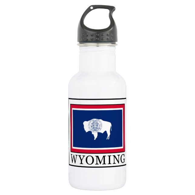 Wyoming Stainless Steel Water Bottle (Front)