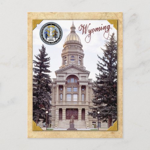 Wyoming State Capitol Cheyenne WY Postcard