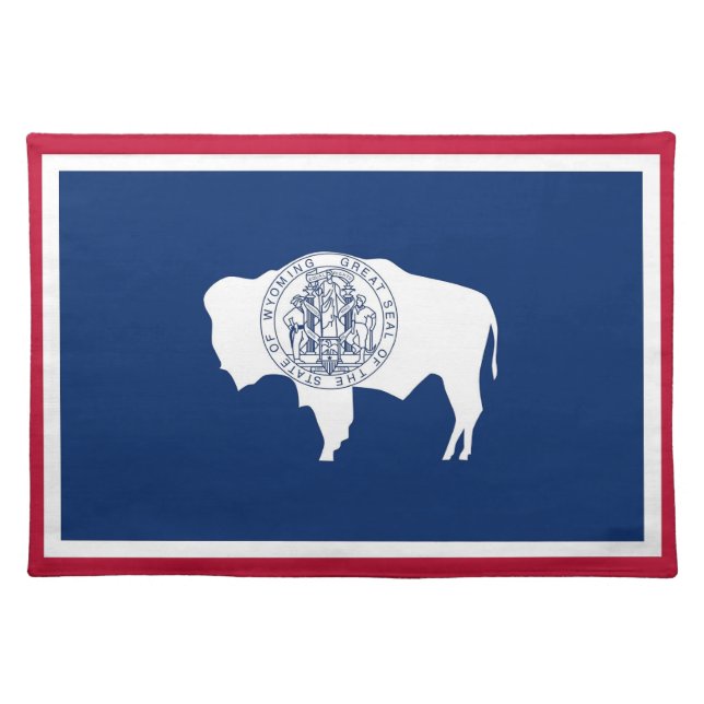 Wyoming State Flag American MoJo Placemat (Front)