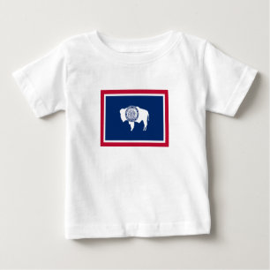 Wyoming State Flag Baby T-Shirt