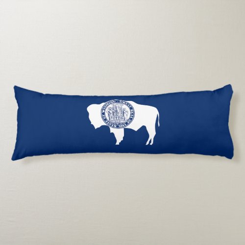 Wyoming State Flag Body Pillow