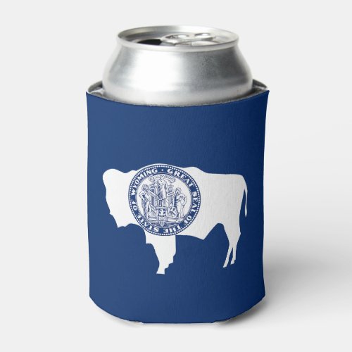 Wyoming State Flag Can Cooler