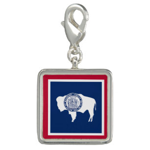 Wyoming State Flag Charm