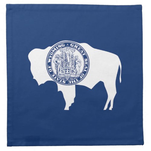 Wyoming State Flag Cloth Napkin