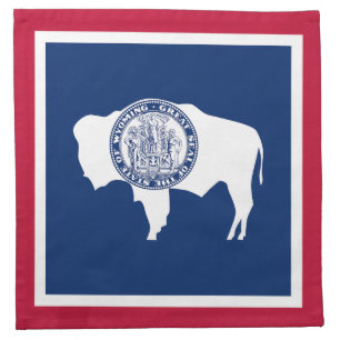 Wyoming State Flag Cloth Napkin
