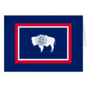 Wyoming State Flag Design (Front Horizontal)